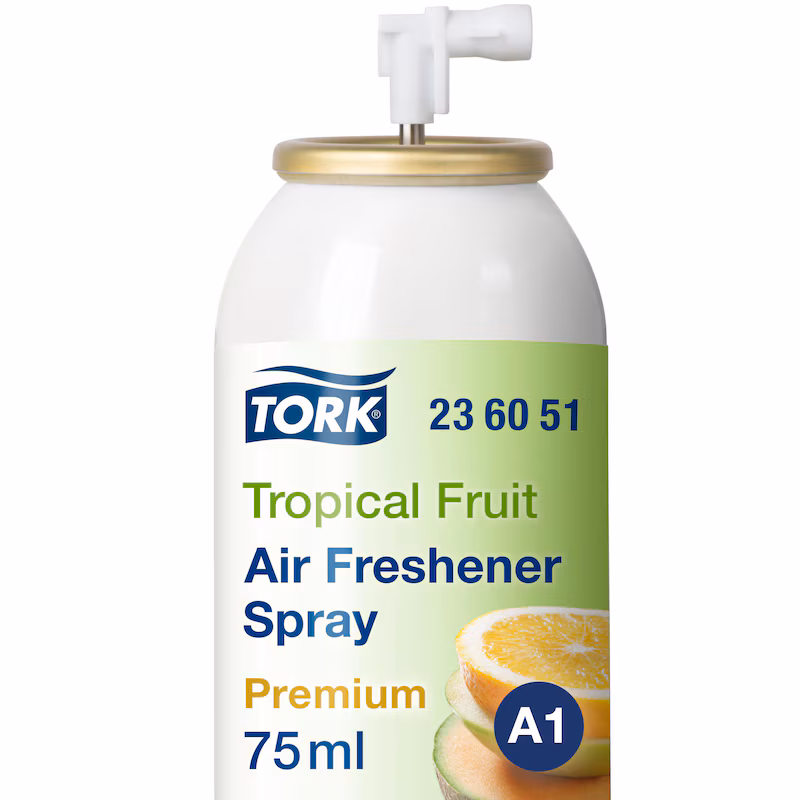 236051-e-com-1d-7322540030105-eu Tork osvježivač prostora u spreju A1 od 75 ml - Tropsko voće - Image 1