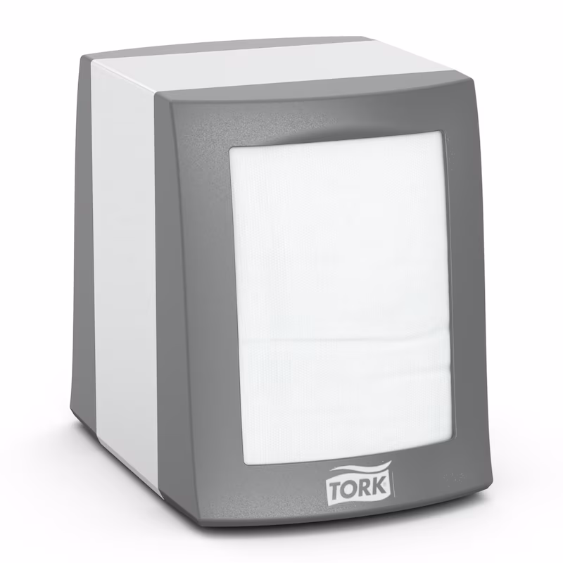271800-napkin-disp Tork dispenzer za salvete kraći N2 - sivi - Image 1