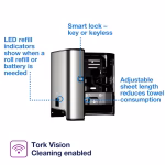 Tork Matic autocut inox senzorski dispenzer za ubruse u rolni H1 - siva - Image 7