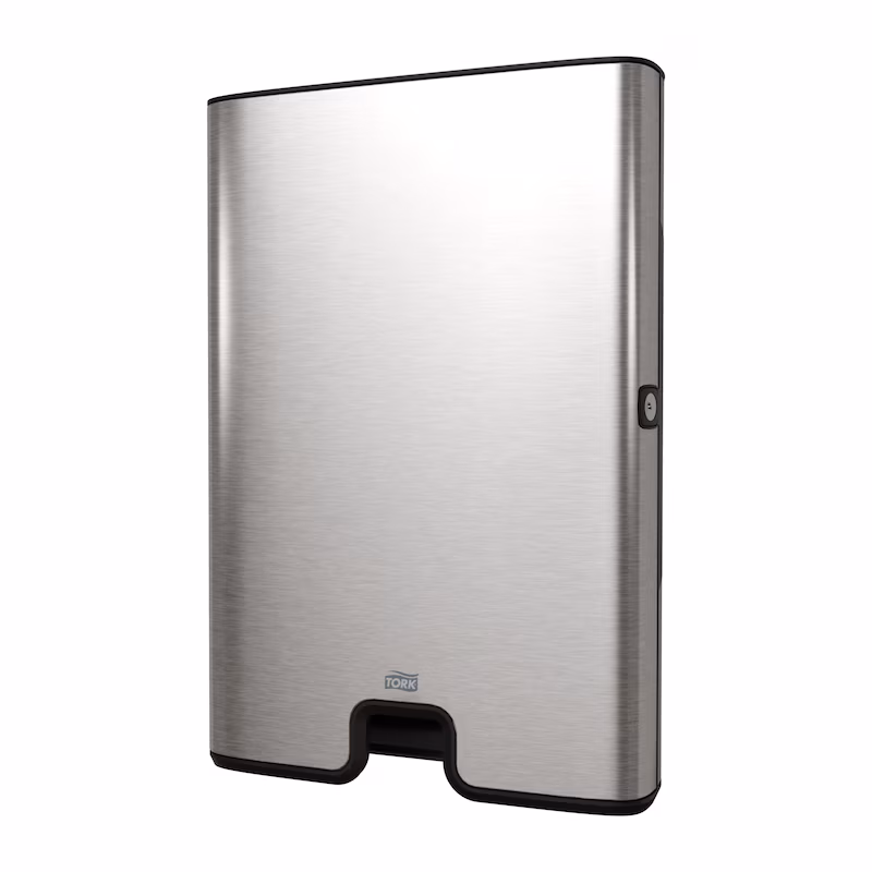 460004-1 Tork inox dispenzer za složive Z ubruse H2 - siva - Image 1
