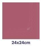 Tork salveta koktel, 2 sloja, 24x24cm, 200/1 - bordo - Image 3