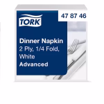 Tork salveta Dinner, 2 sloja, 39x39cm, 150/1 - bijela