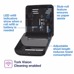 Tork Matic autocut senzorski dispenzer za ubruse u rolni H1 - crni - Image 4