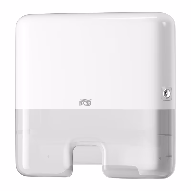 552100 Tork dispenzer mini za složive Z ubruse H2 - bijeli - Image 1