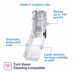 Tork OptiServe dispenzer za 2 rolne T7-bijeli - Image 2