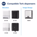 Tork Matic Natur ubrus u rolni autocut H1, 2 sloja, 150m, 6/1 - Image 2