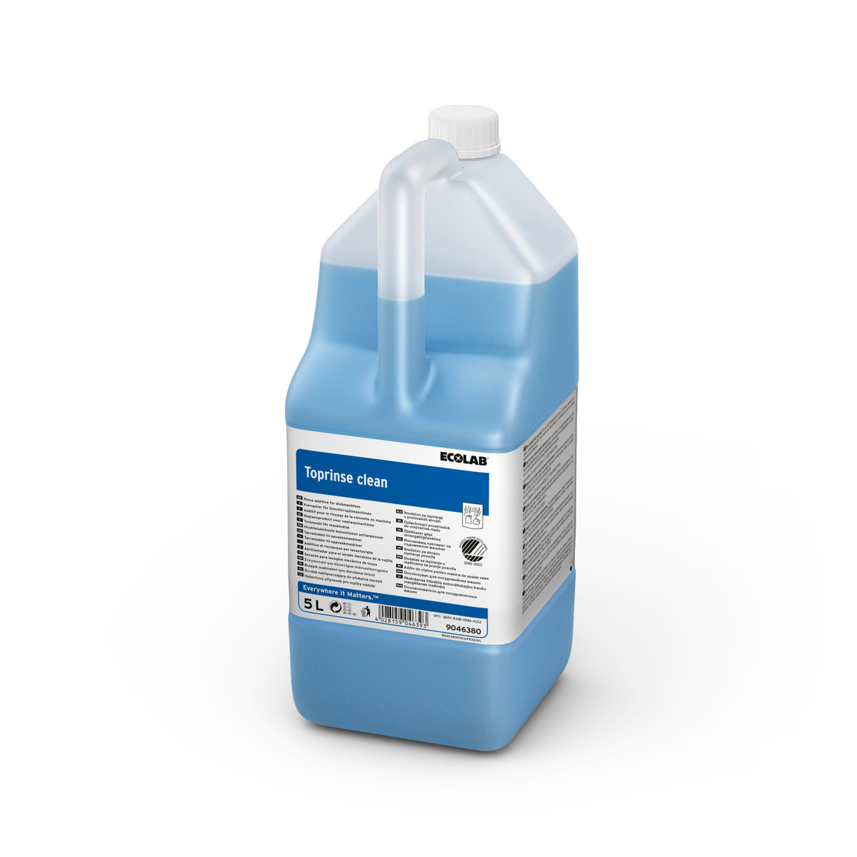 9046380_Toprinse-clean_5.00l_EU_LowRes Toprinse clean 5L - neutralno sredstvo za ispiranje posuđa - Image 1