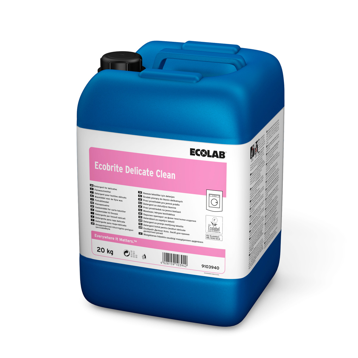 9103940_Ecobrite-Delicate-Clean_20.00kg_EU_LowRes Ecobrite delicate clean 20kg - tečni deterdžent za osjetljive tkanine - Image 1